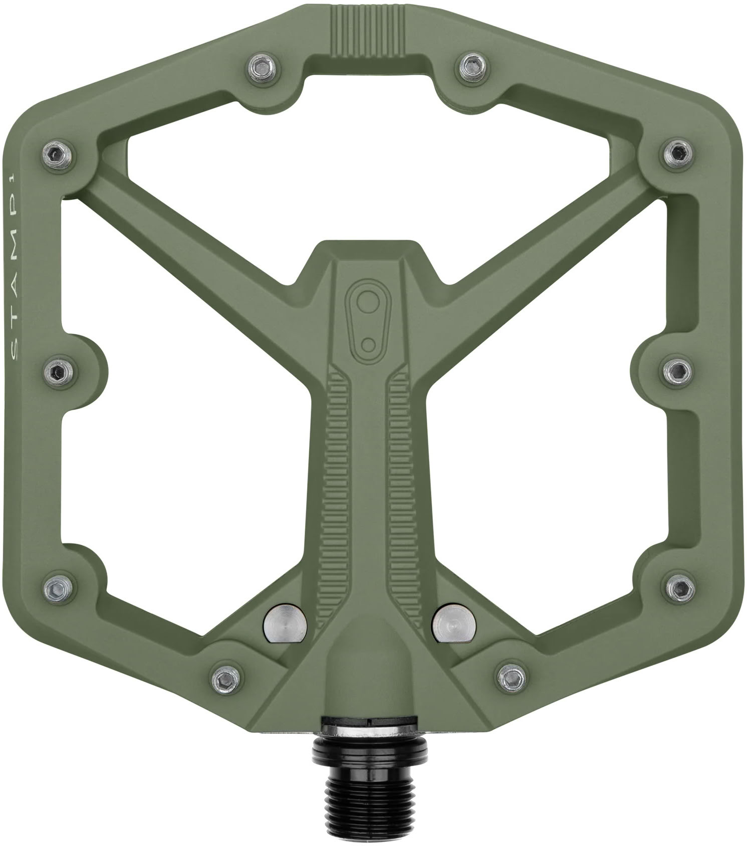Педали Crankbrothers STAMP 1 (GEN. 2), размер S (37-43 eu), зелёные фото 