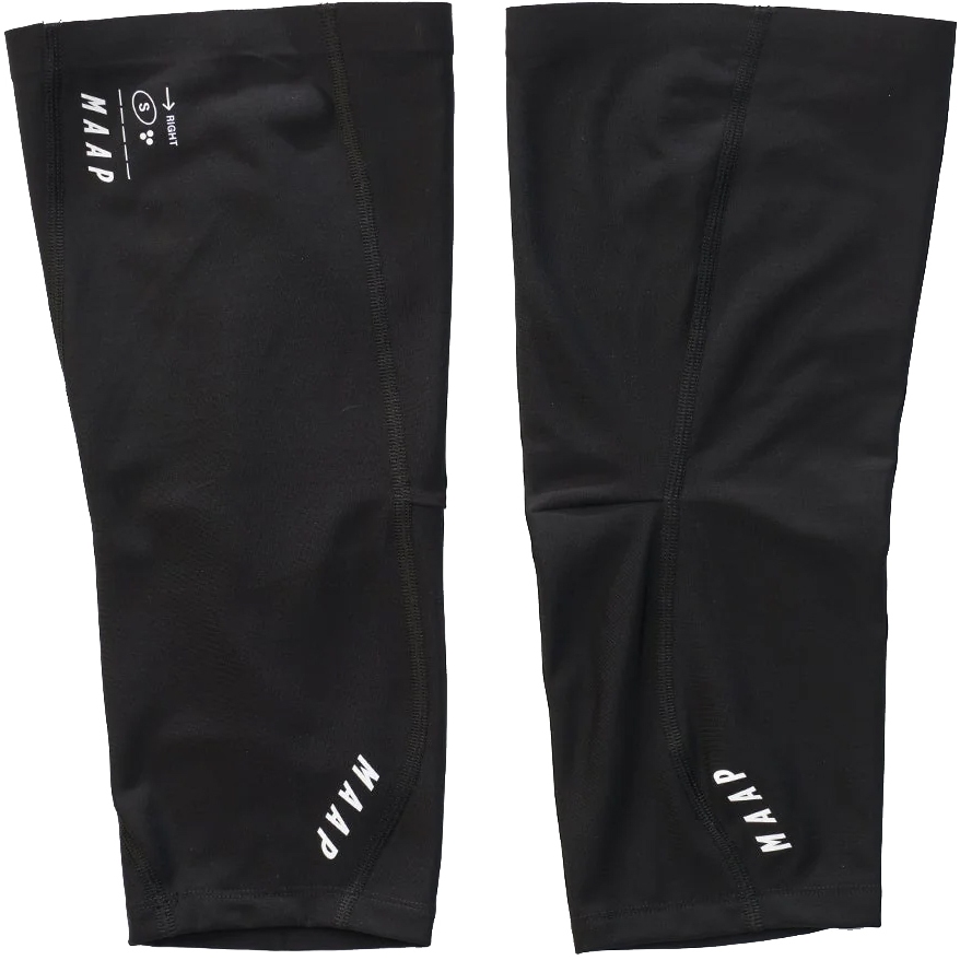 Утеплители колен MAAP Knee Warmer Black, черные, L фото 