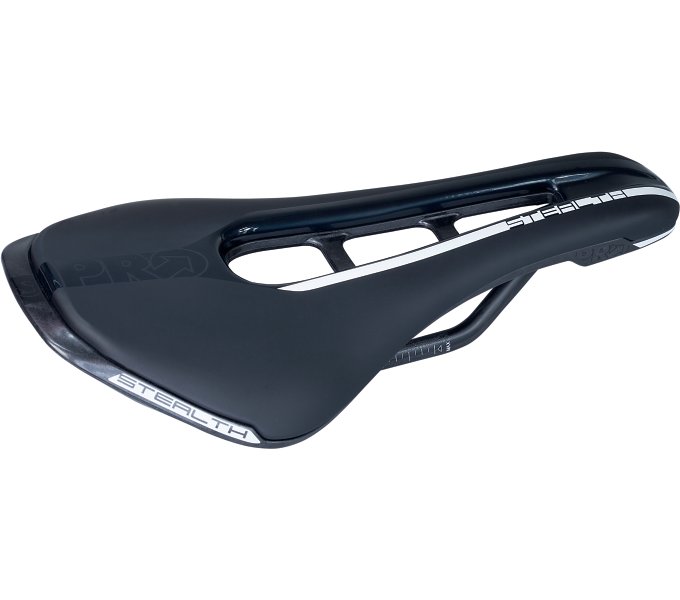 Сідло карбонове PRO STEALTH, чорне, 142mm фото 