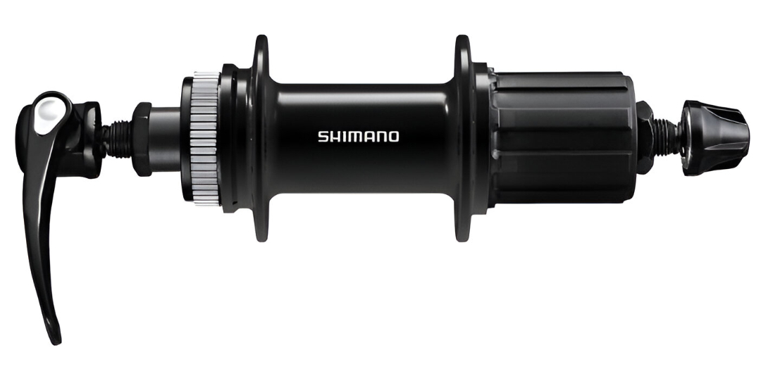 Втулка задн. Shimano FH-QС400-HM CUES, 8/9/10/11-шв., 32H, QR, OLD: 135 мм, 6 Bolt фото 