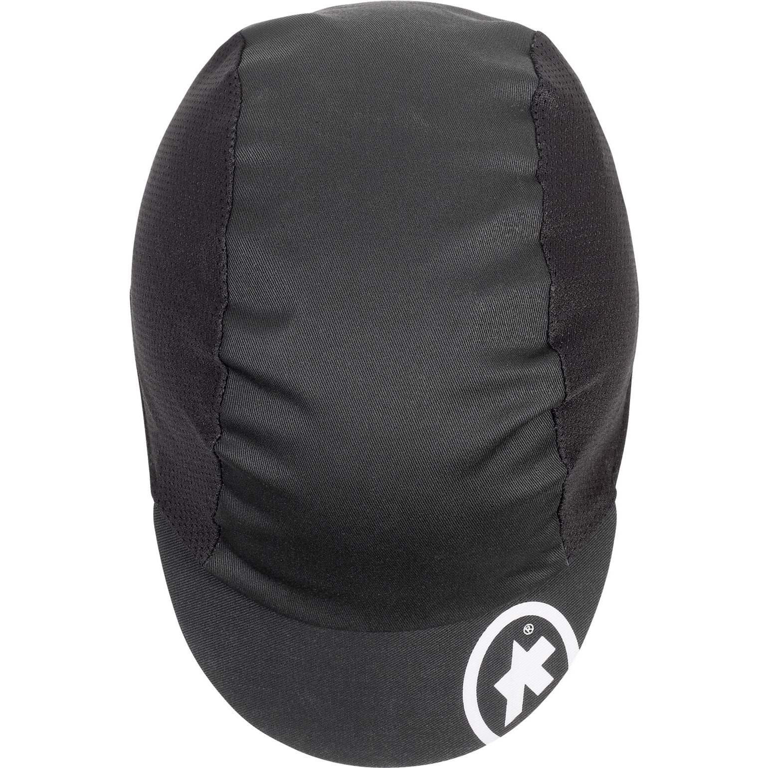 Шапочка ASSOS Assosoires GT Cap, чорна з білим логотипом, OS фото 3