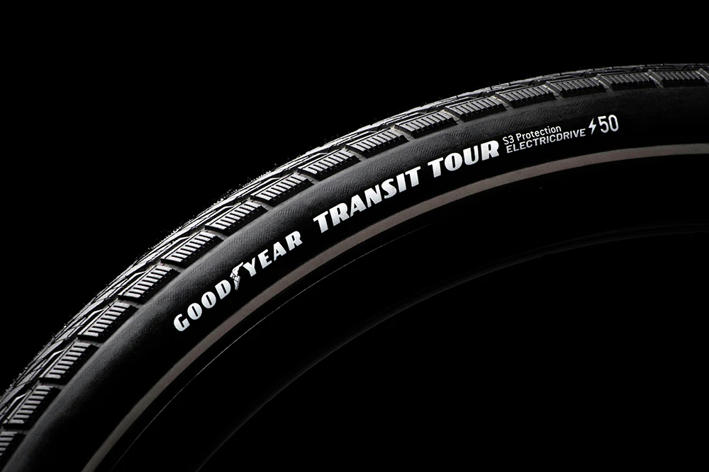 Покрышка 27.5x2.00 (50-584) GoodYear Transit Tour S3:Protection, Wire, Black + reflective strips, 60tpi фото 3