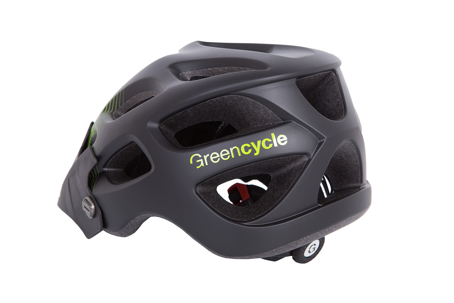 Шлем Green Cycle Slash размер 58-61см темный зелено-салатовый матовый фото 3