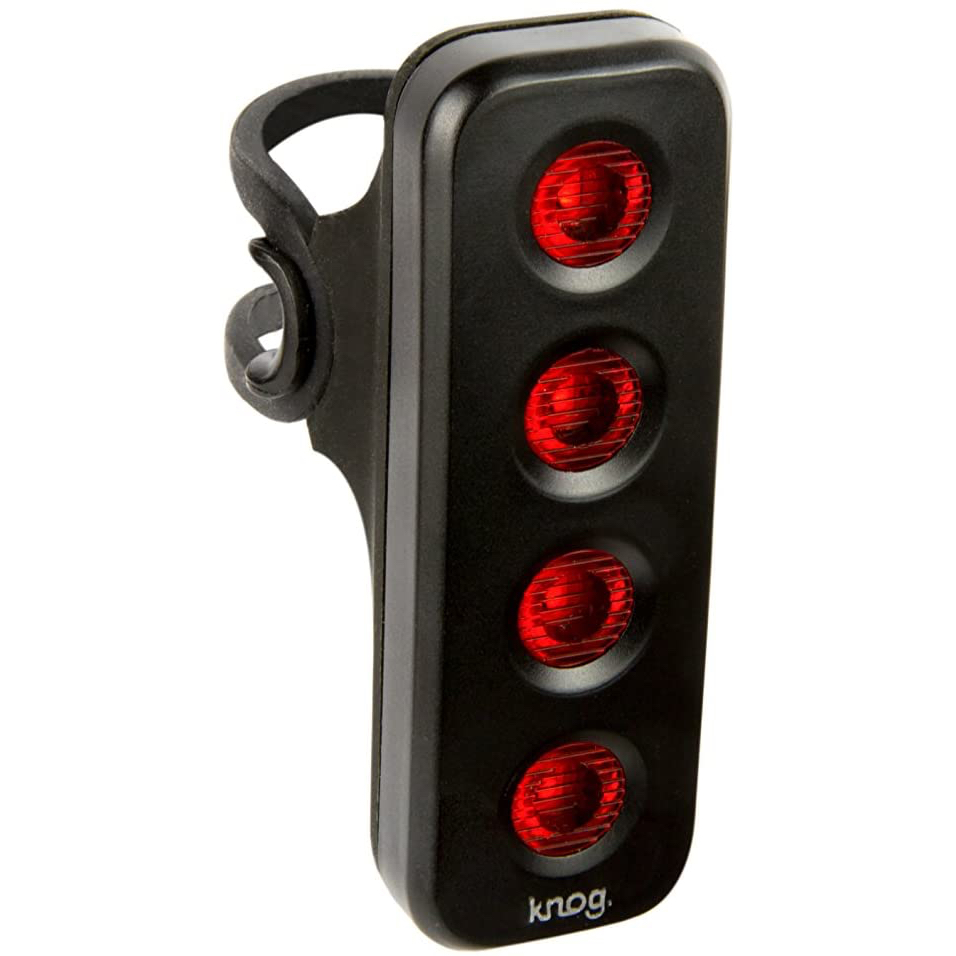 Мигалка задняя Knog Blinder Mob V The Face, 44 люмен, 5 режимов, черная фото 