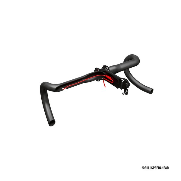 Руль FSA ENERGY HB Compact ACR 420мм, Ø31,8мм, 125мм drop, 80мм reach, черный фото 2