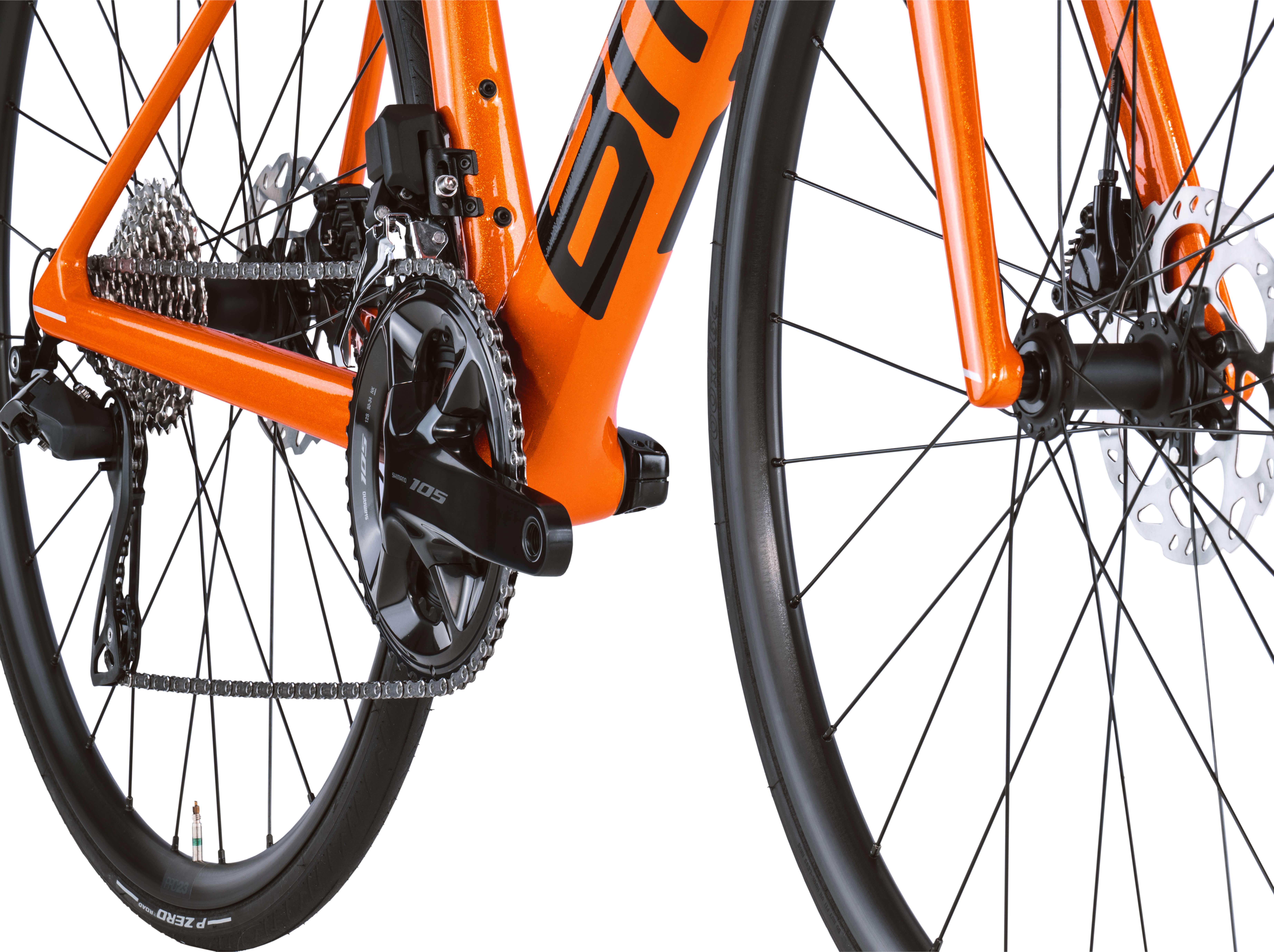 Велосипед 28" BMC TEAMMACHINE SLR FOUR рама - 56см ora blk sil A5 фото 6