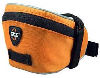 Подседельная сумка SKS Base Bag S крепление за рамки седла+подседел, оранж. фото 