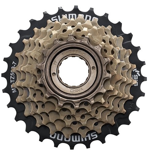 Трещотка Shimano MF-TZ500-7, 14-28, 7-ск. (OEM, без упаковки) фото 
