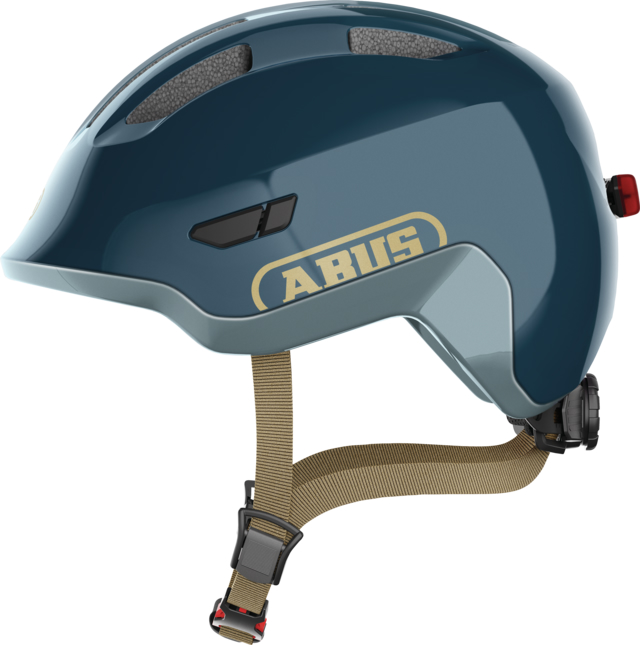 Шлем детский ABUS SMILEY 3.0 ACE LED, размер M (50-55 см), Royal Blue фото 