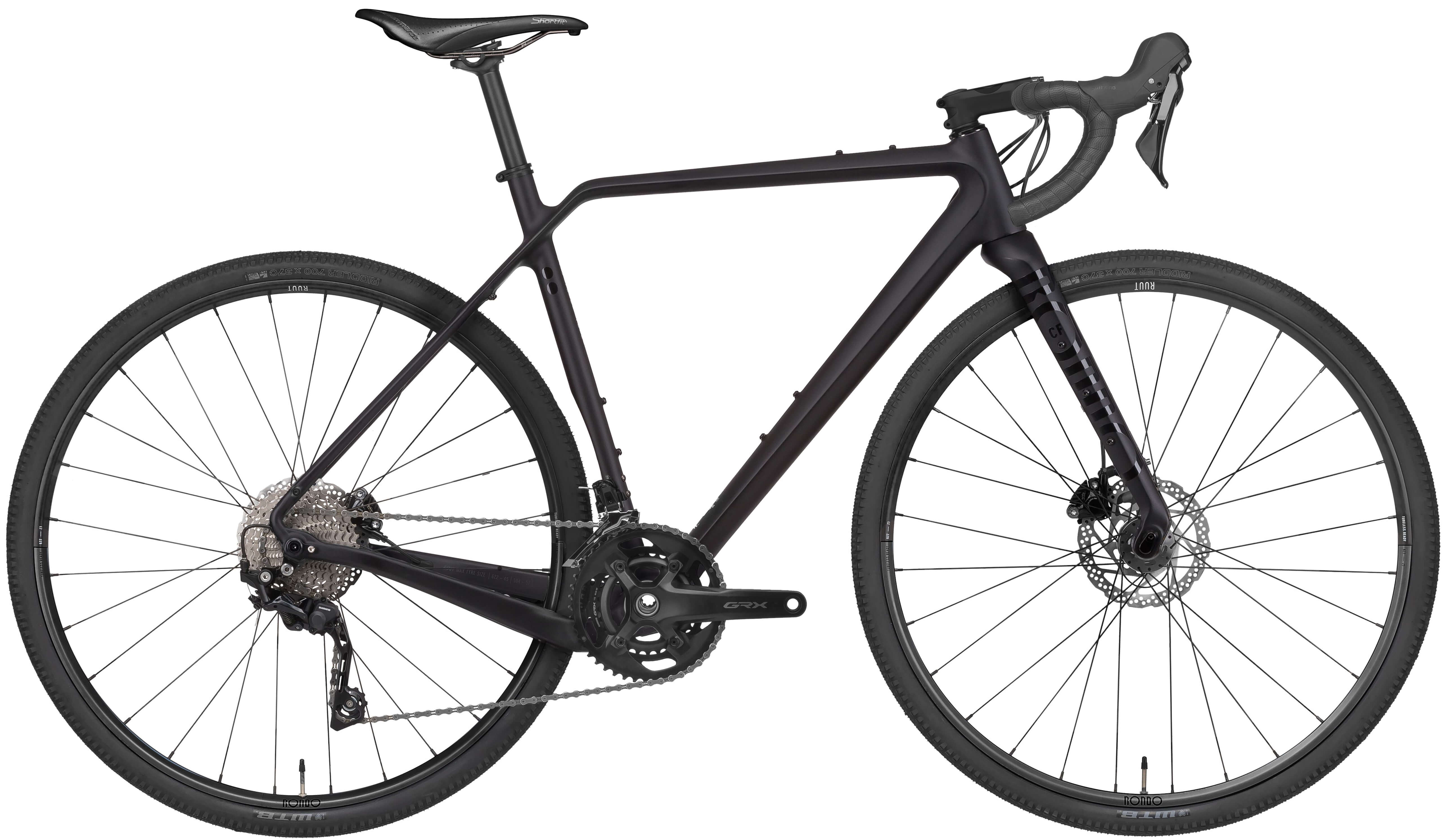 Велосипед 28" Rondo RUUT CF2 2X рама - L 2023 Black/Black фото 