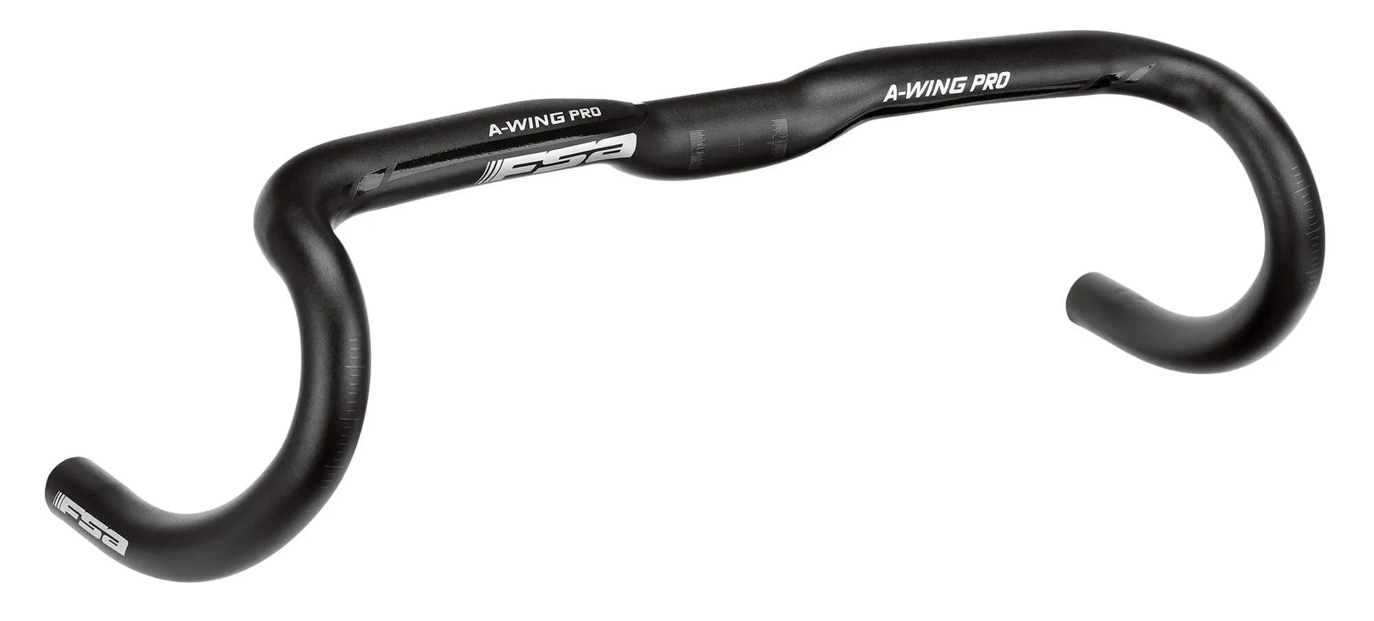 Руль FSA A-Wing AGX Pro Road 480мм, Ø31,8мм, 120мм drop, 80мм reach, черный фото 