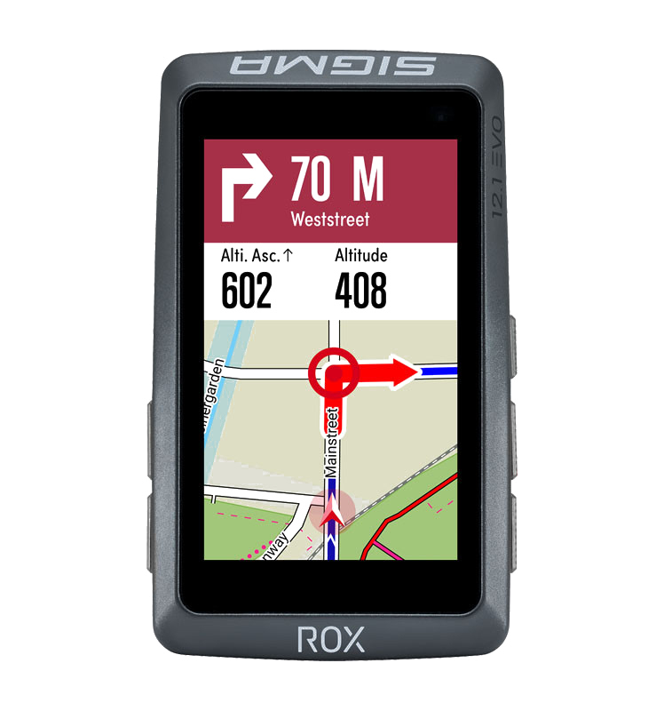 Велокомп'ютер Sigma Sport ROX 12.1 EVO Gray фото 2