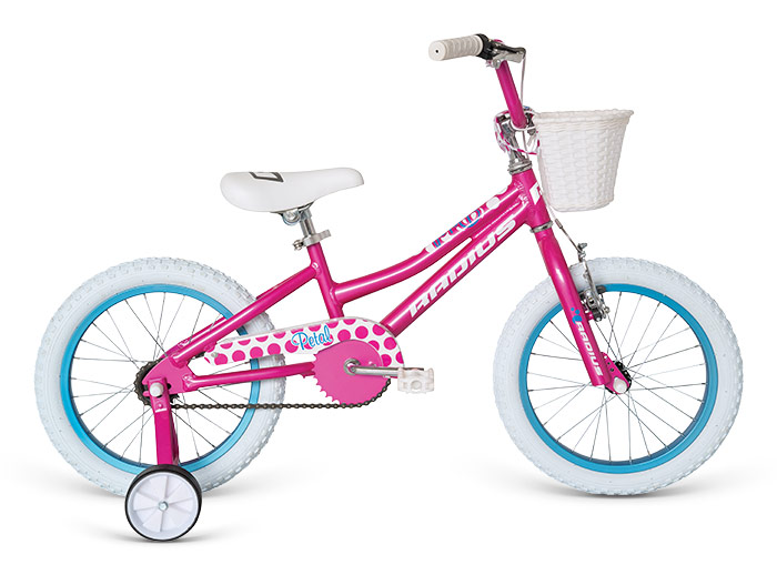 Велосипед 16 "Radius Petal AL Gloss Pink/Gloss Blue/Gloss White фото 