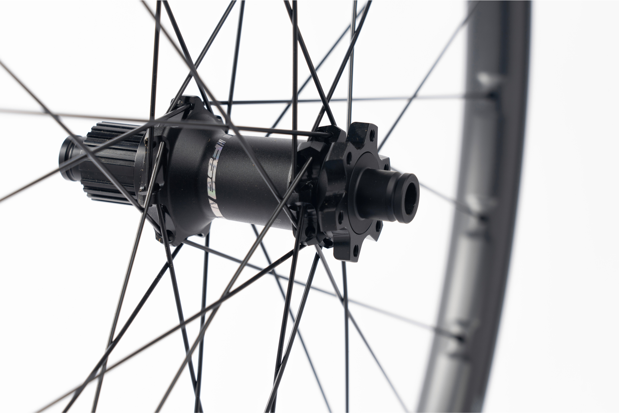 Колесо пер. + задн. 29" FSA SC i30, carbon, 110x15/148x12, 6B, MS12, tubeless, чорний фото 2