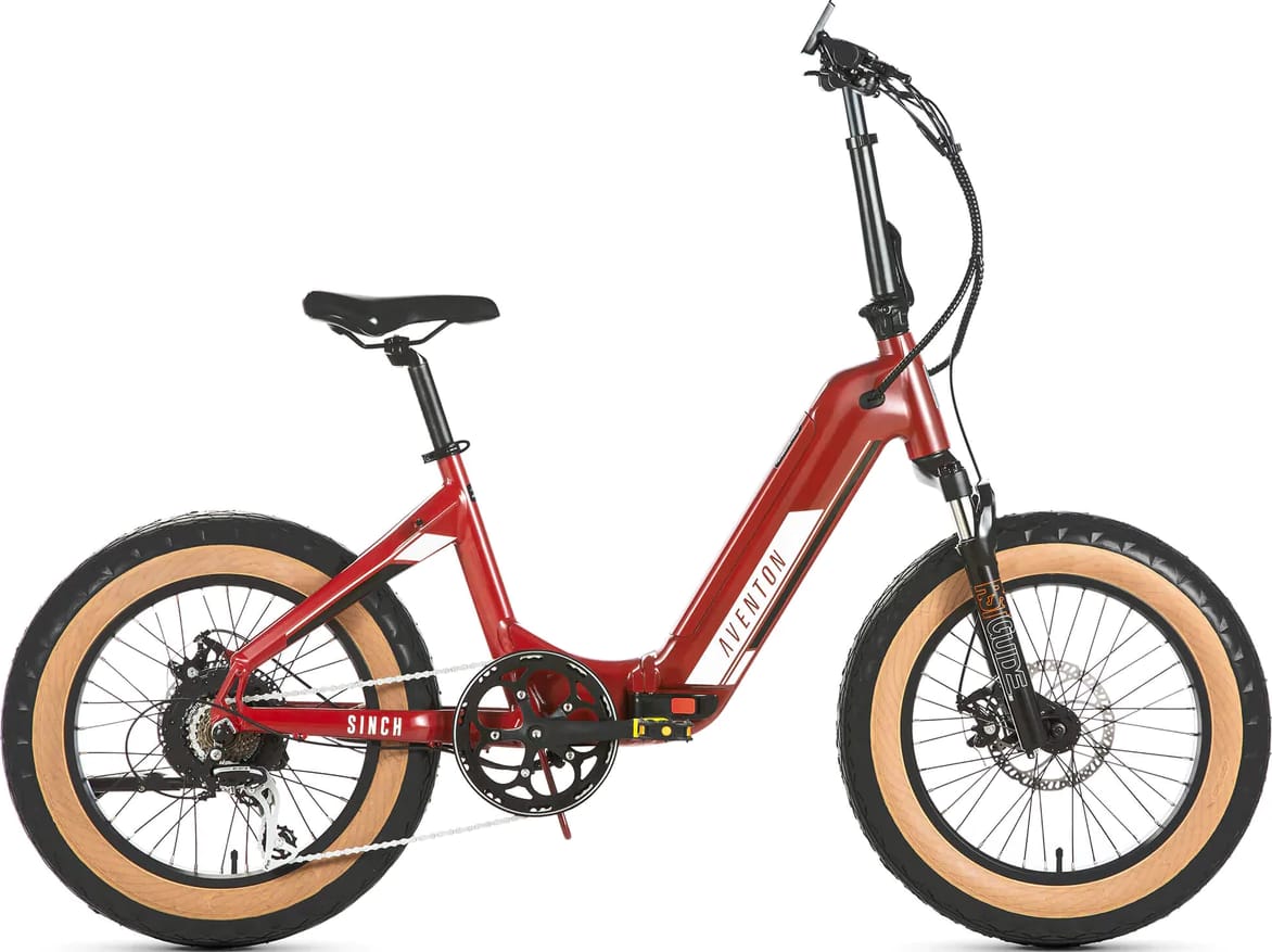 Электровелосипед 20" Aventon Sinch 500 ST Bonfire Red A3 фото 