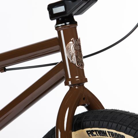 Велосипед 22" Stolen SPADE рама - 22.25" 2020 DARK CHOCOLATE W/ TAN WALLS, коричневый фото 3