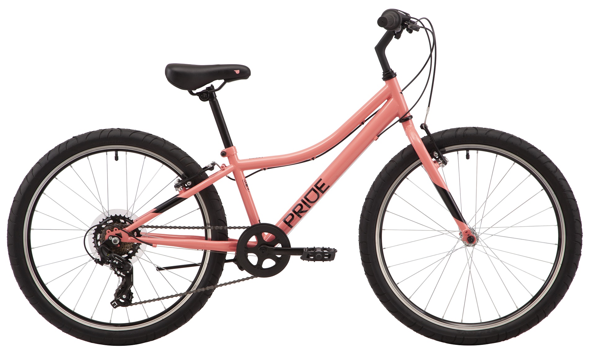Велосипед 24" Pride LANNY 4.1 2021 розовый фото 