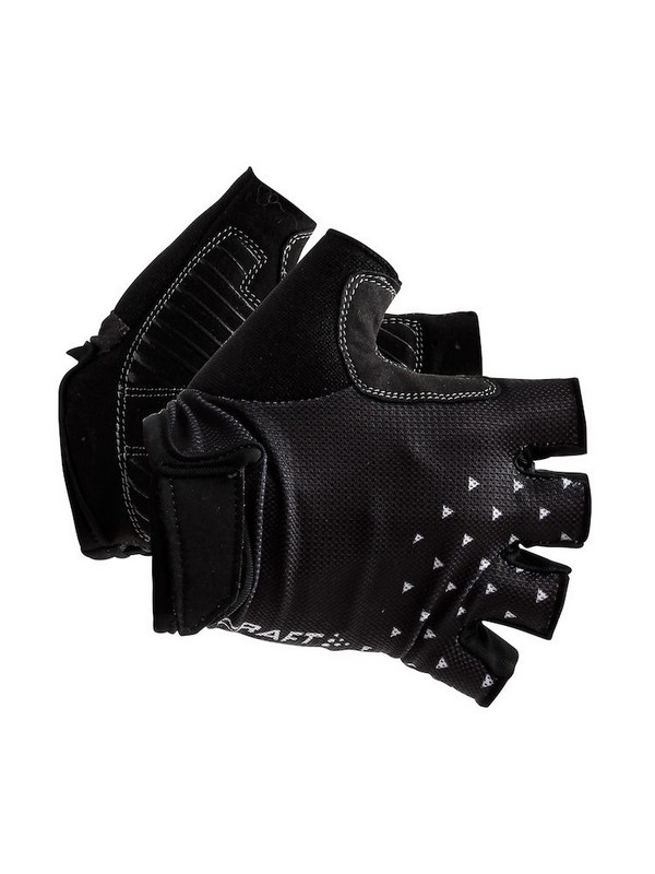 Перчатки Craft GO GLOVE, без пальцев XL черно-белые фото 