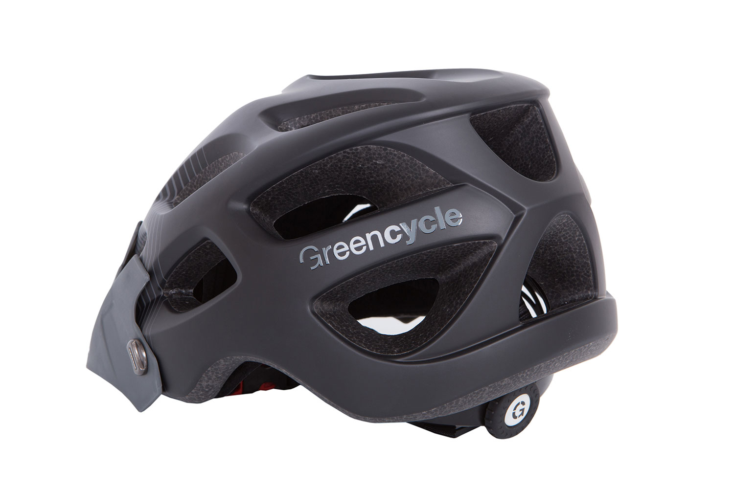 Шлем Green Cycle Slash размер 58-61см черно-серый матовый фото 3