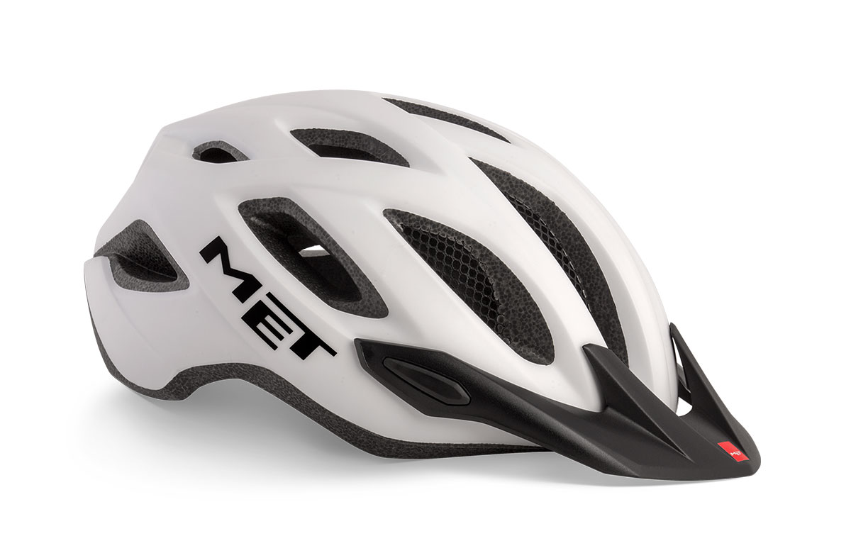 Шлем Met CROSSOVER CE размер M (52-59), white matt, белый матовый фото 