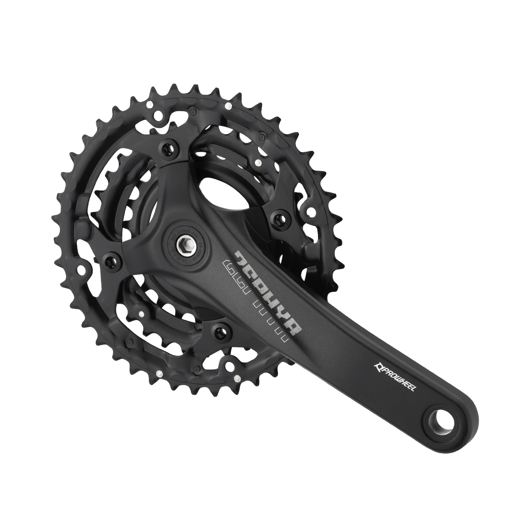 Комплект шатунов PROWHEEL ZEPHYR-601 (10S) 175mm, 42/32/24T BLACK фото 
